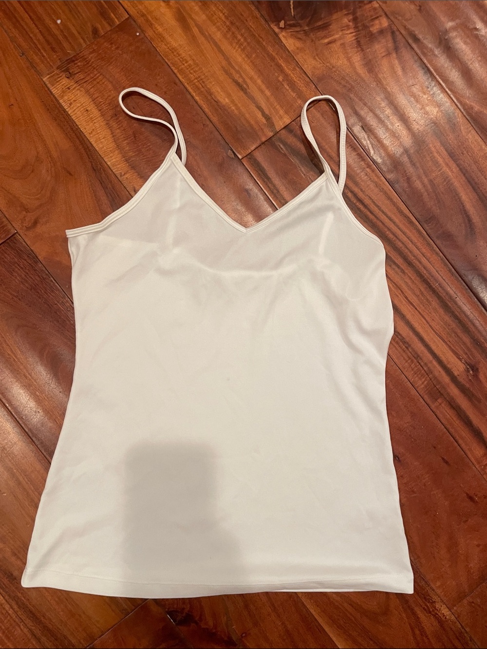 Apt. 9 White V-Neck Spaghetti Strap Camisole